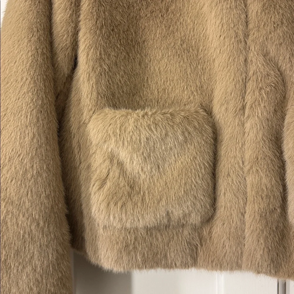 J.Crew Faux-fur lady jacket CP691